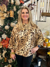 Ivy Jane Cheetah Faux Fur Popover