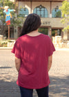 Basic Tee Maroon