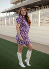 Tailgate Dress - Purple