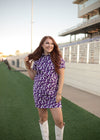 Tailgate Dress - Purple