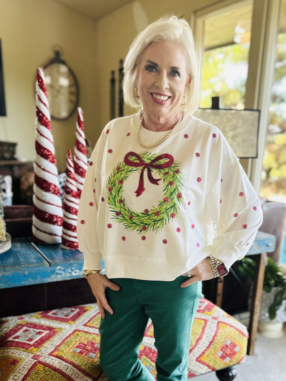 Wreath Sweatshirt