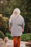 Avalon Waffle Sweater in Gray