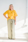 Olive Wide Leg Pants