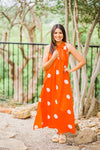 Orange Lowe Bow Tie Maxi