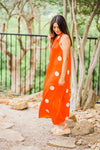 Orange Lowe Bow Tie Maxi