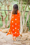 Orange Lowe Bow Tie Maxi